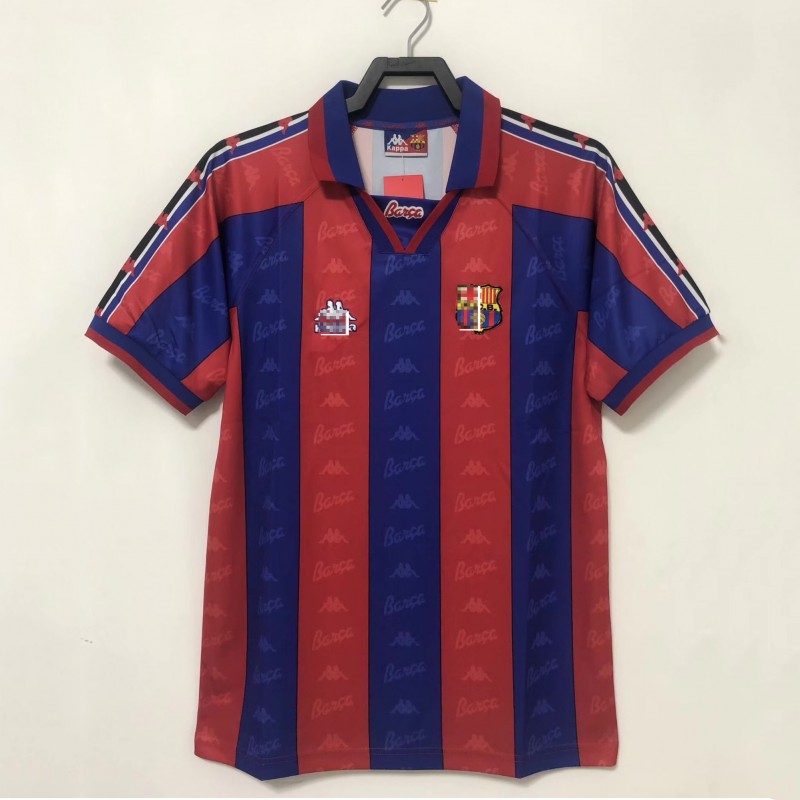 Camiseta Barcelona Home Retro 1996/97